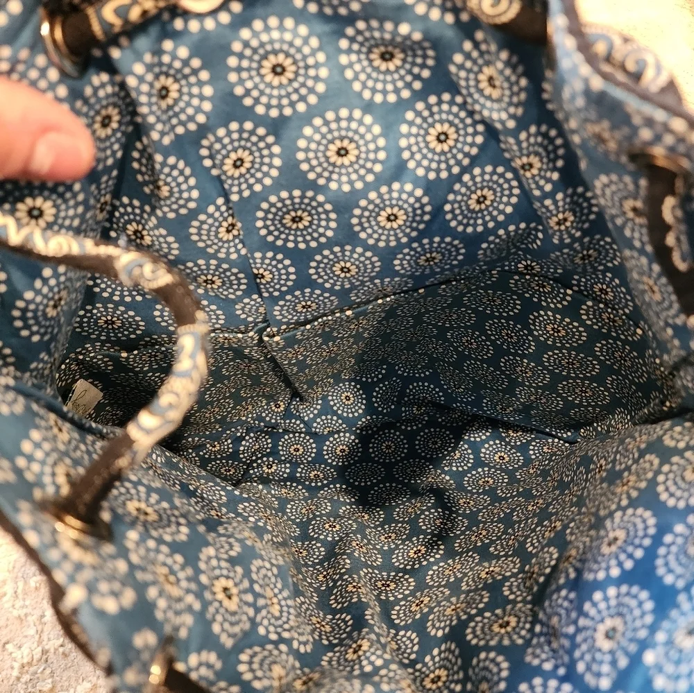 Vera‎ Bradley Blue Backsack backpack. 15